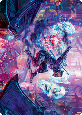 Thousand-Faced Shadow Art Card [Kamigawa: Neon Dynasty Art Series] - Magic: The Gathering - Card Brawlers | Quebec | Canada |
