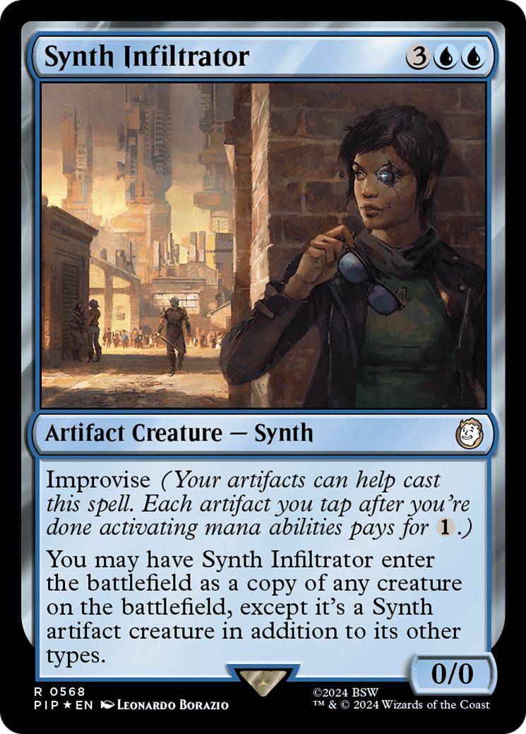 Synth Infiltrator (Surge Foil) [Fallout] - Magic: The Gathering - Card Brawlers | Quebec | Canada |