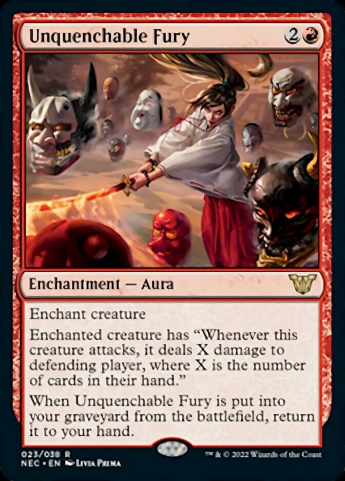 Unquenchable Fury [Kamigawa: Neon Dynasty Commander] - Magic: The Gathering - Card Brawlers | Quebec | Canada |