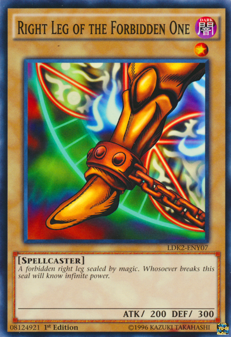 Right Leg of the Forbidden One [LDK2-ENY07] Common - Yu-Gi-Oh! - Card Brawlers | Quebec | Canada |