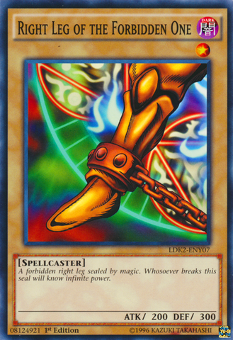 Right Leg of the Forbidden One [LDK2-ENY07] Common - Yu-Gi-Oh! - Card Brawlers | Quebec | Canada |