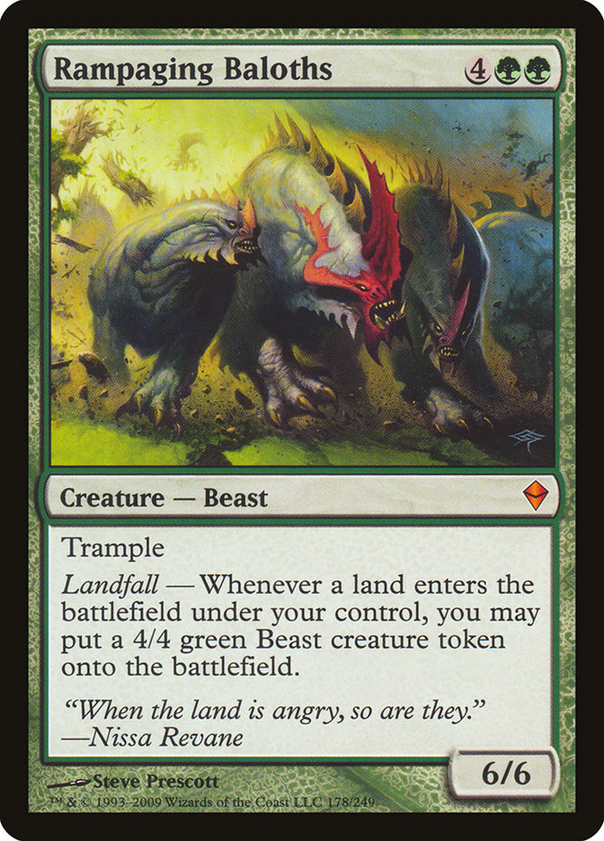 Rampaging Baloths [Zendikar] - Magic: The Gathering - Card Brawlers | Quebec | Canada |