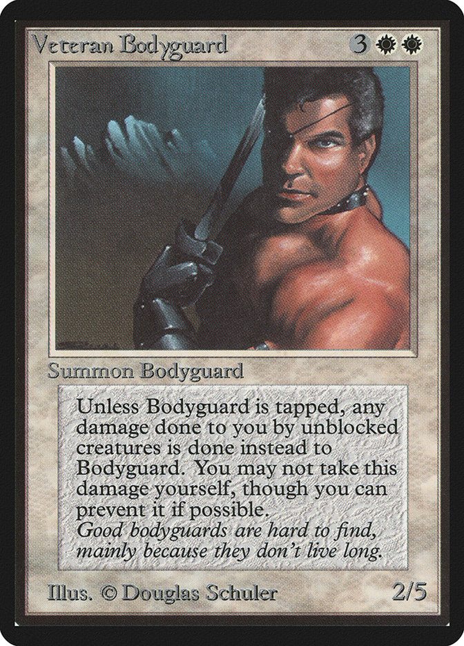 Veteran Bodyguard [Beta Edition] - Magic: The Gathering - Card Brawlers | Quebec | Canada |