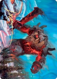 Quakebringer Art Card (Gold-Stamped Signature) [Kaldheim Art Series] - Magic: The Gathering - Card Brawlers | Quebec | Canada |