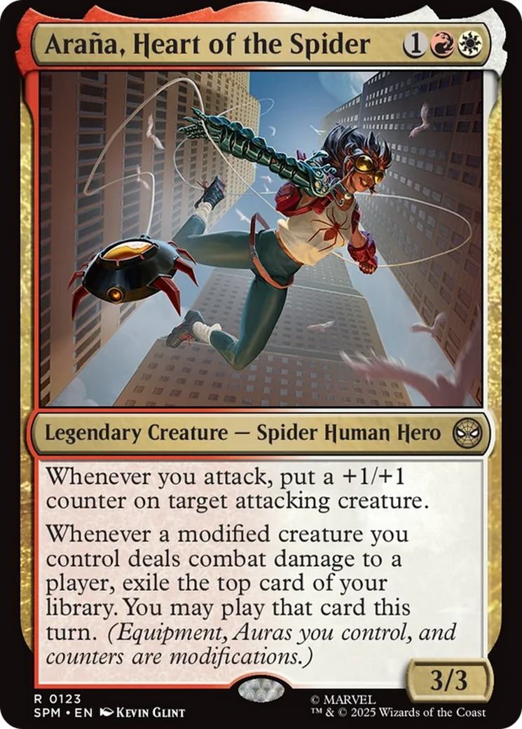 Arana, Heart of the Spider [Marvel's Spider-Man] - Magic: The Gathering - Card Brawlers | Quebec | Canada |
