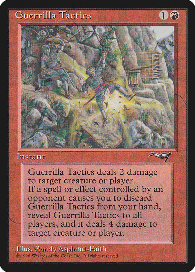Guerrilla Tactics (Falling) [Alliances] - Magic: The Gathering - Card Brawlers | Quebec | Canada |