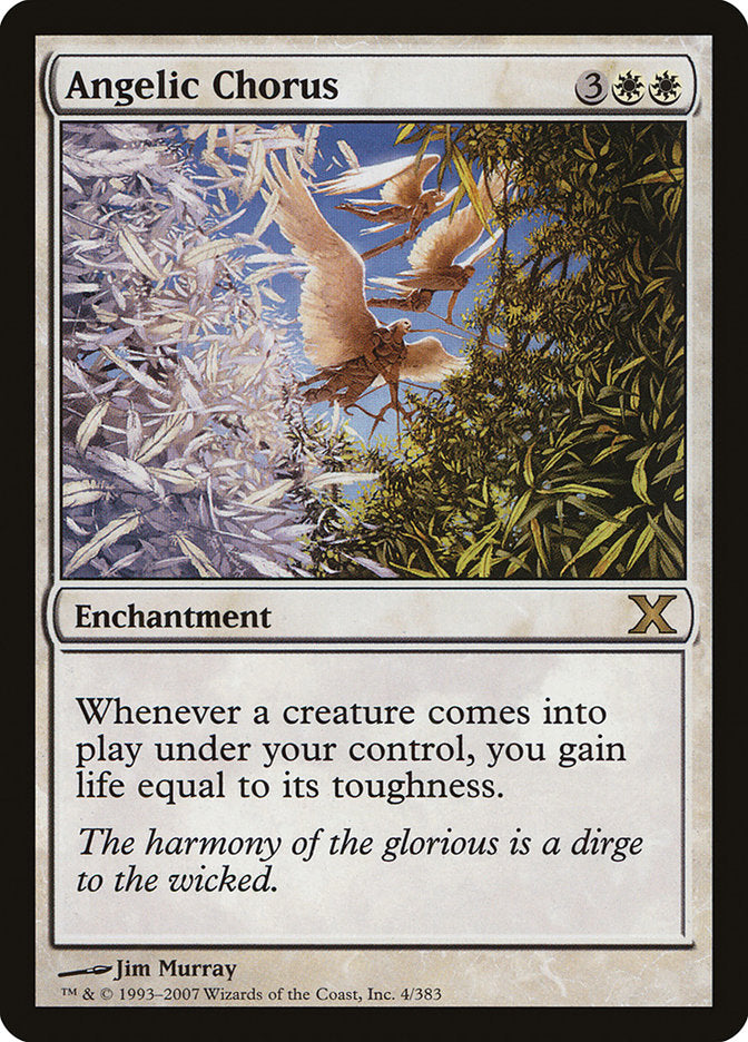 Angelic Chorus [Tenth Edition] - Magic: The Gathering - Card Brawlers | Quebec | Canada |