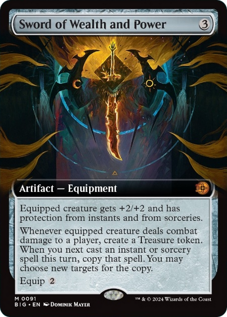 Sword of Wealth and Power (Extended Art) [Outlaws of Thunder Junction: The Big Score] - Magic: The Gathering - Card Brawlers | Quebec | Canada |