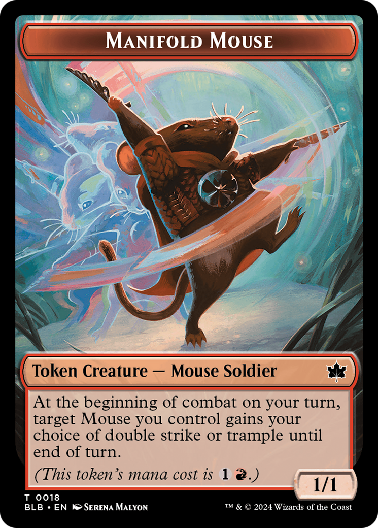 Manifold Mouse Token [Bloomburrow Tokens] - Magic: The Gathering - Card Brawlers | Quebec | Canada |