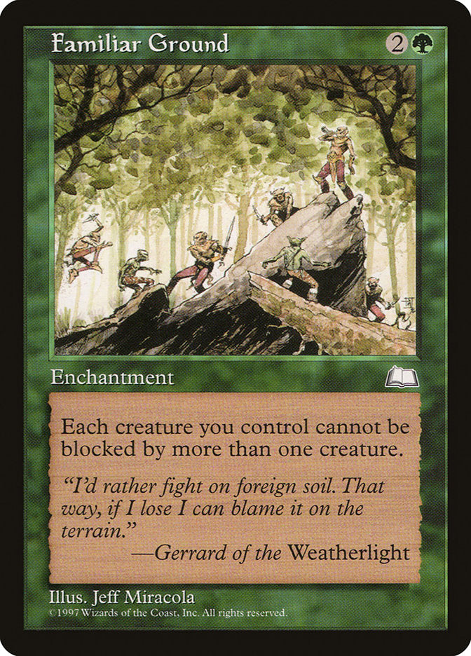 Familiar Ground [Weatherlight] - Magic: The Gathering - Card Brawlers | Quebec | Canada |