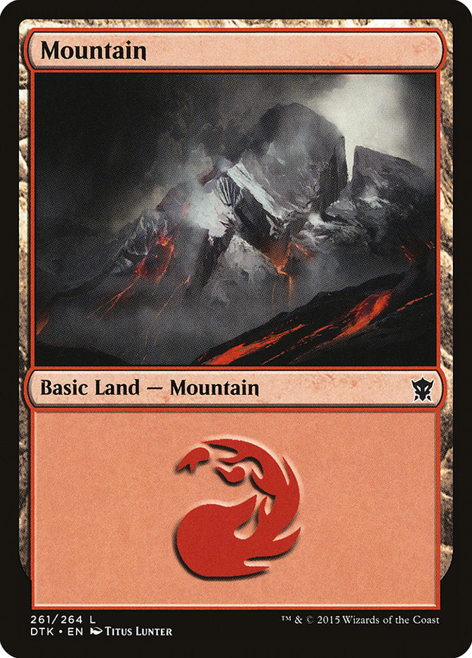 Mountain (261) [Dragons of Tarkir] - Magic: The Gathering - Card Brawlers | Quebec | Canada |