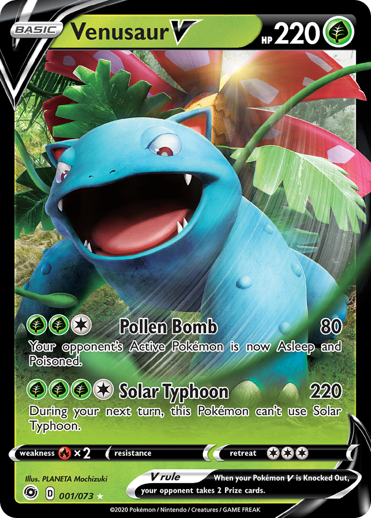 Venusaur V (001/073) [Sword & Shield: Champion's Path] - Pokémon - Card Brawlers | Quebec | Canada |
