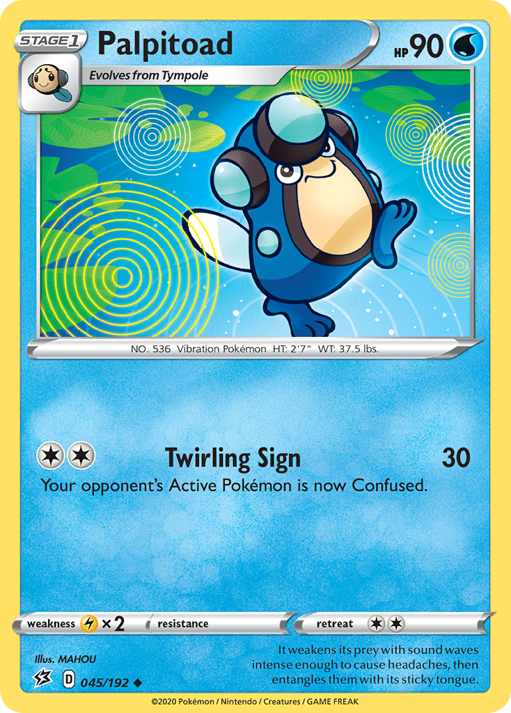 Palpitoad (045/192) [Sword & Shield: Rebel Clash] - Pokémon - Card Brawlers | Quebec | Canada |