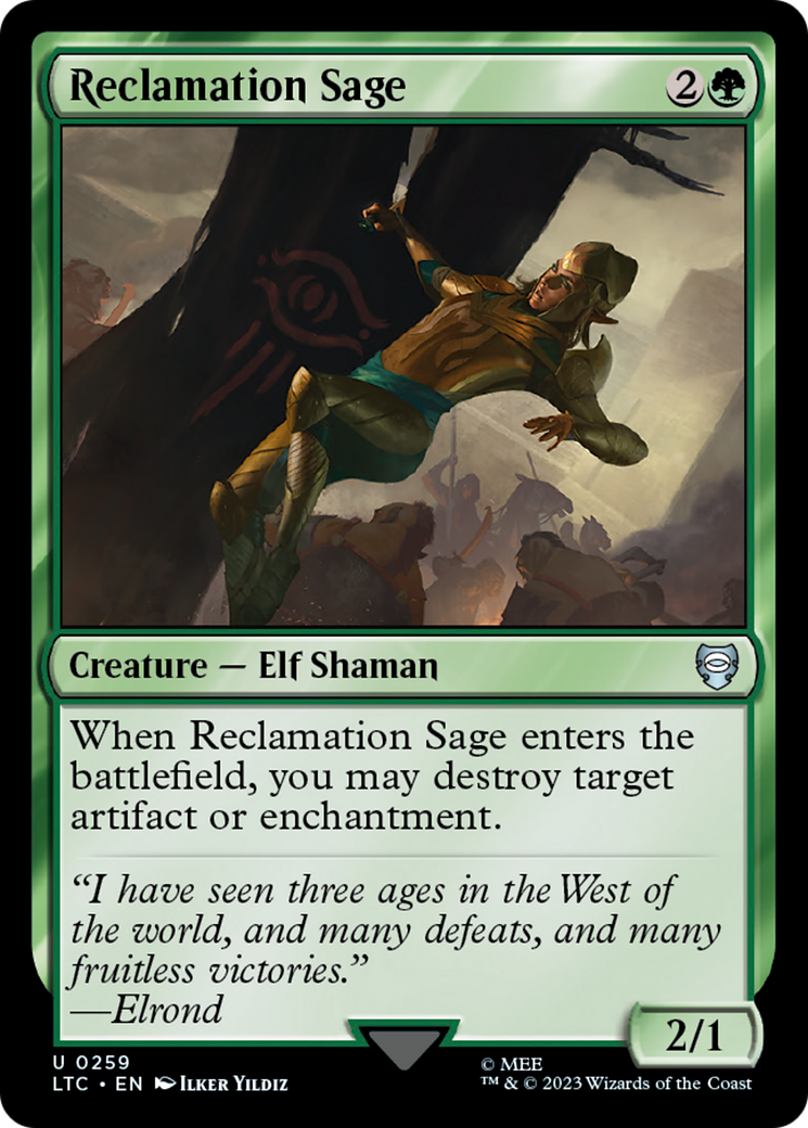 Reclamation Sage [The Lord of the Rings: Tales of Middle-Earth Commander] - Magic: The Gathering - Card Brawlers | Quebec | Canada |
