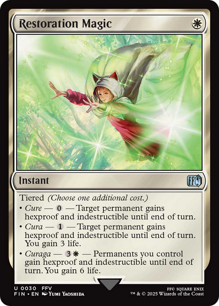 Restoration Magic [FINAL FANTASY] - Magic: The Gathering - Card Brawlers | Quebec | Canada |