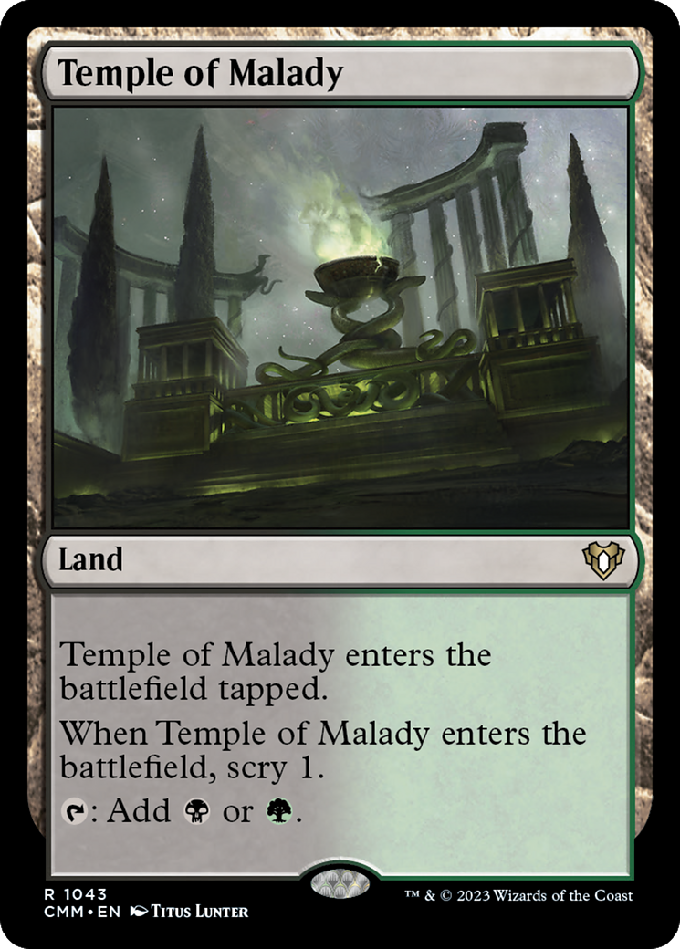 Temple of Malady [Commander Masters] - Magic: The Gathering - Card Brawlers | Quebec | Canada |