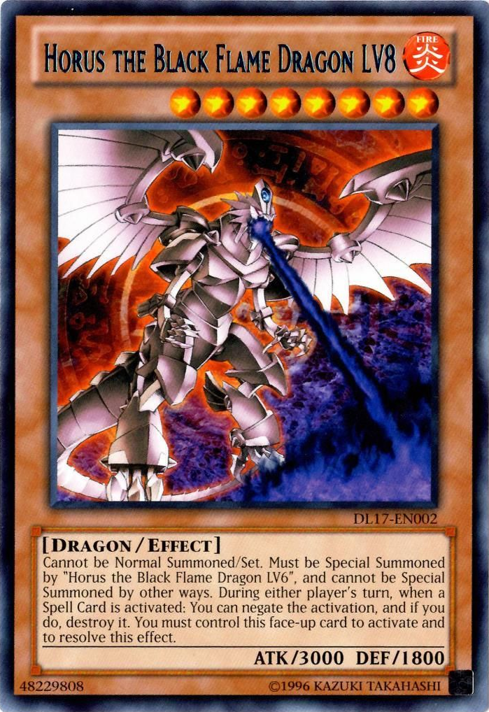 Horus the Black Flame Dragon LV8 (Blue) [DL17-EN002] Rare - Yu-Gi-Oh! - Card Brawlers | Quebec | Canada |