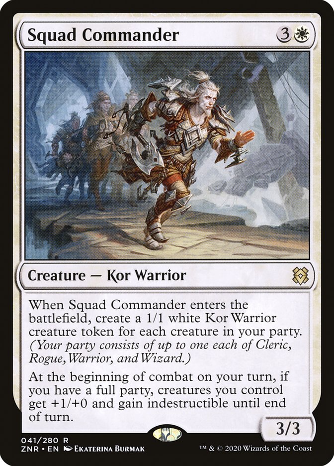 Squad Commander [Zendikar Rising] - Magic: The Gathering - Card Brawlers | Quebec | Canada |