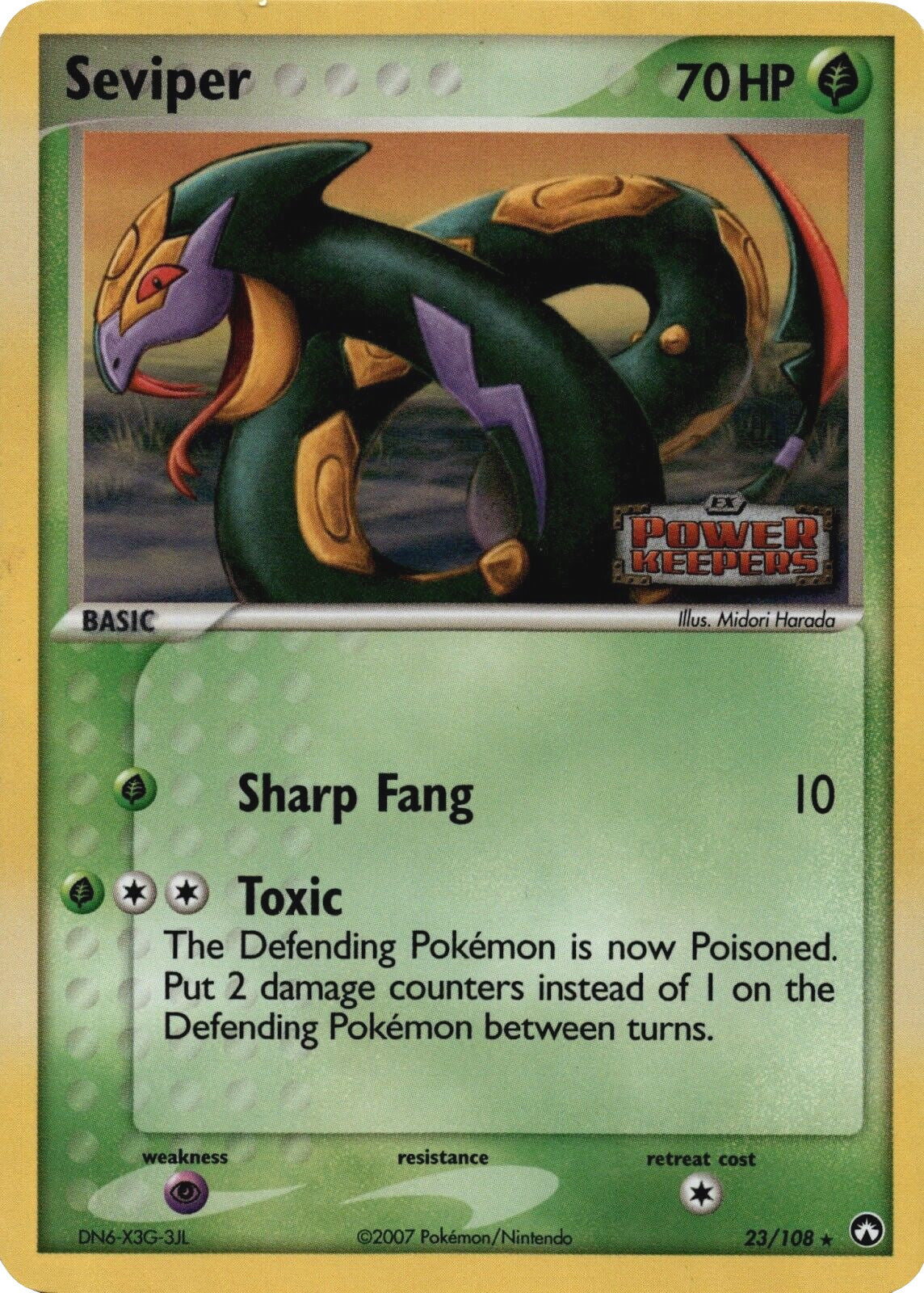 Seviper (23/108) (Stamped) [EX: Power Keepers] - Pokémon - Card Brawlers | Quebec | Canada |