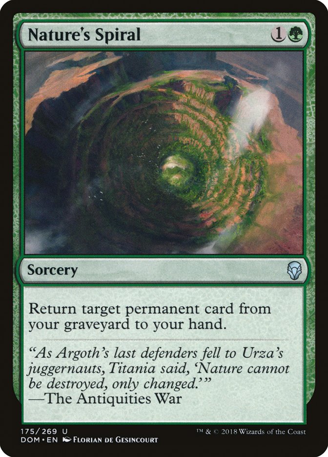 Nature's Spiral [Dominaria] - Magic: The Gathering - Card Brawlers | Quebec | Canada |