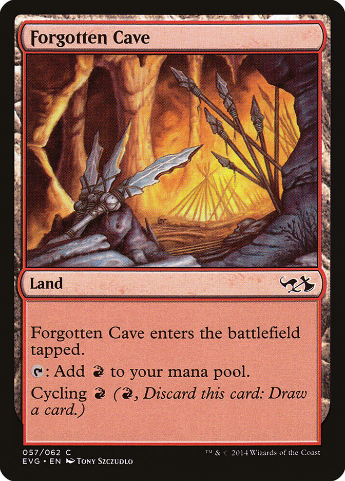 Forgotten Cave (Elves vs. Goblins) [Duel Decks Anthology] - Magic: The Gathering - Card Brawlers | Quebec | Canada |