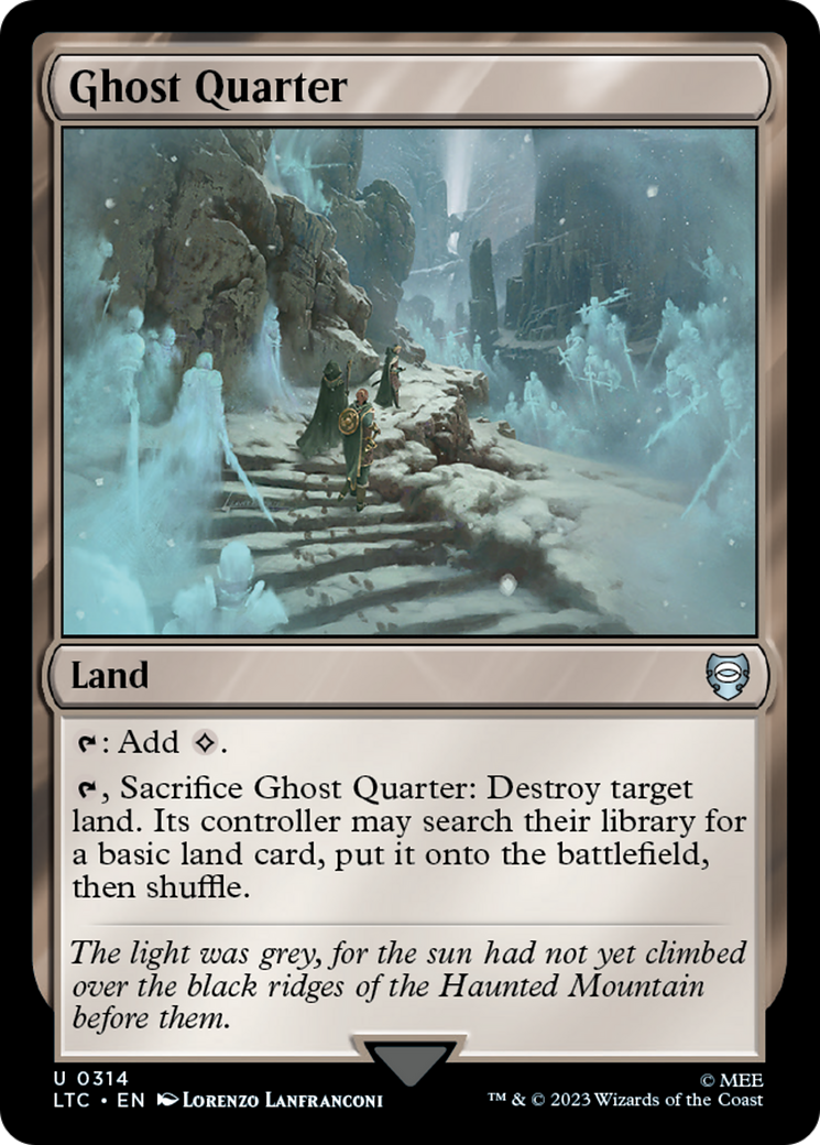 Ghost Quarter [The Lord of the Rings: Tales of Middle-Earth Commander] - Magic: The Gathering - Card Brawlers | Quebec | Canada |