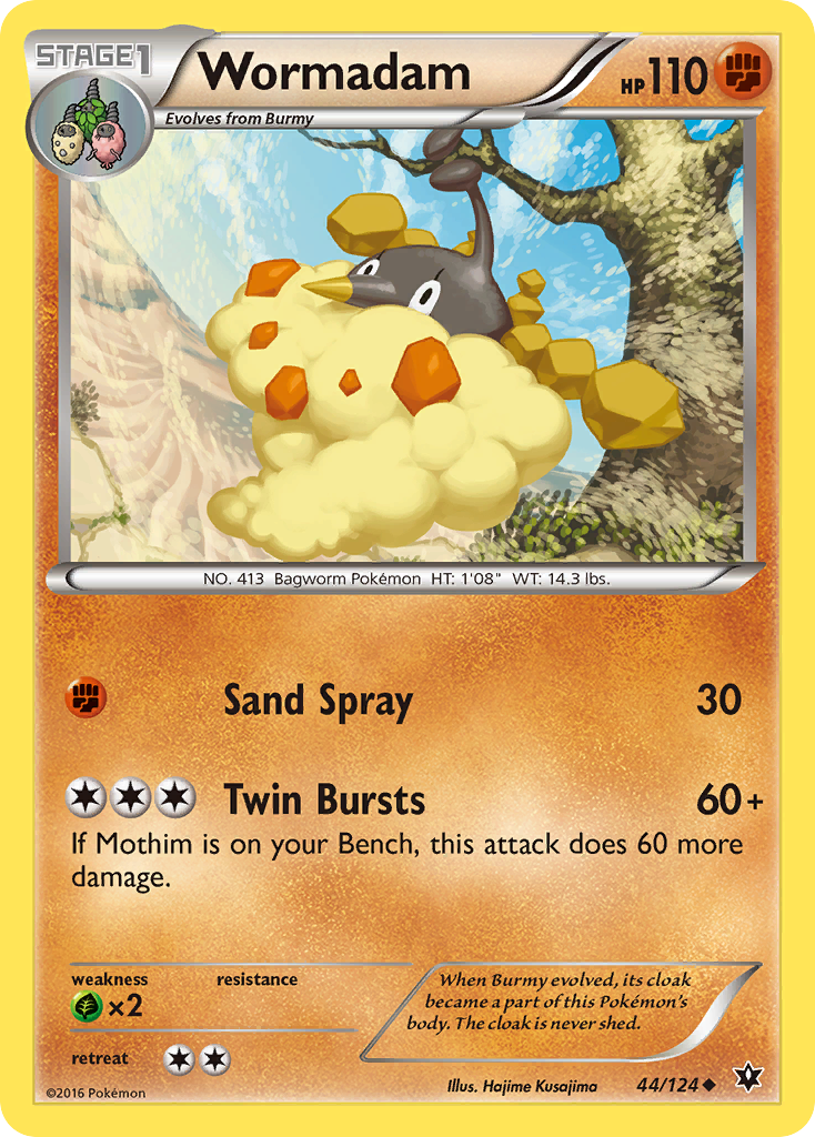 Wormadam (44/124) [XY: Fates Collide] - Pokémon - Card Brawlers | Quebec | Canada |