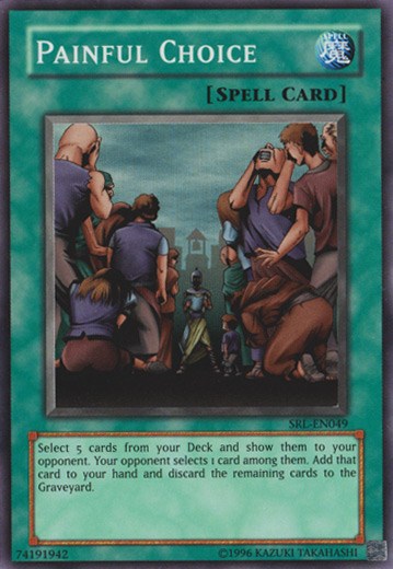 Painful Choice [SRL-EN049] Super Rare - Yu-Gi-Oh! - Card Brawlers | Quebec | Canada |