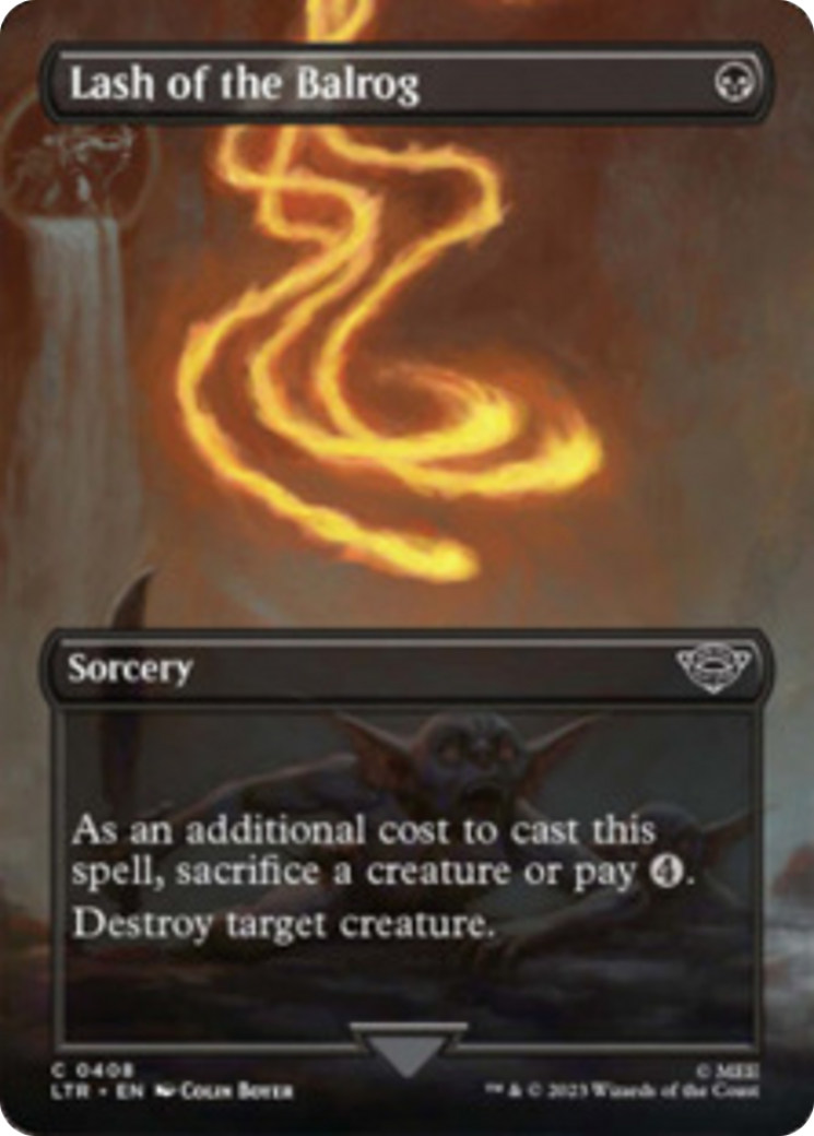 Lash of the Balrog (Borderless Alternate Art) [The Lord of the Rings: Tales of Middle-Earth] - Magic: The Gathering - Card Brawlers | Quebec | Canada |