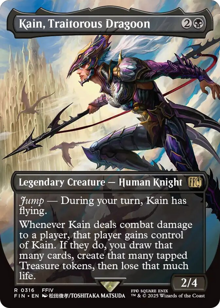 Kain, Traitorous Dragoon (Borderless) [FINAL FANTASY] - Magic: The Gathering - Card Brawlers | Quebec | Canada |