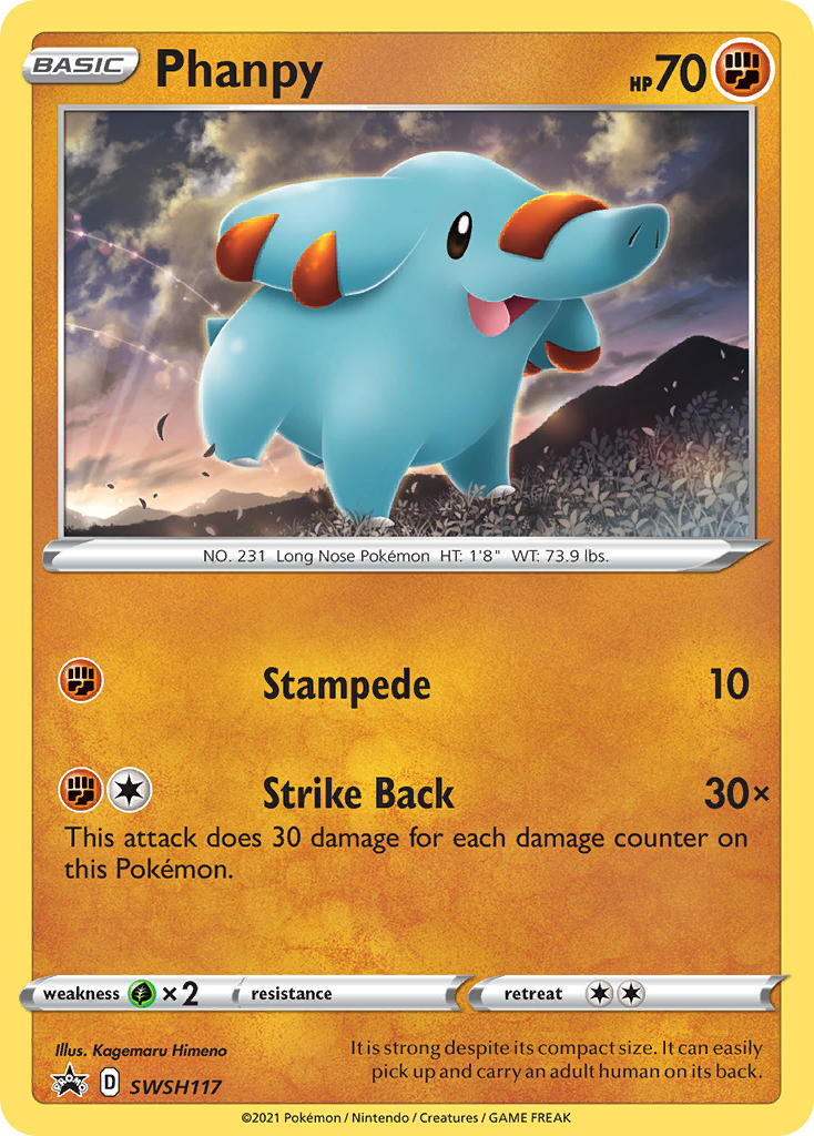 Phanpy (SWSH117) [Sword & Shield: Black Star Promos] - Pokémon - Card Brawlers | Quebec | Canada |