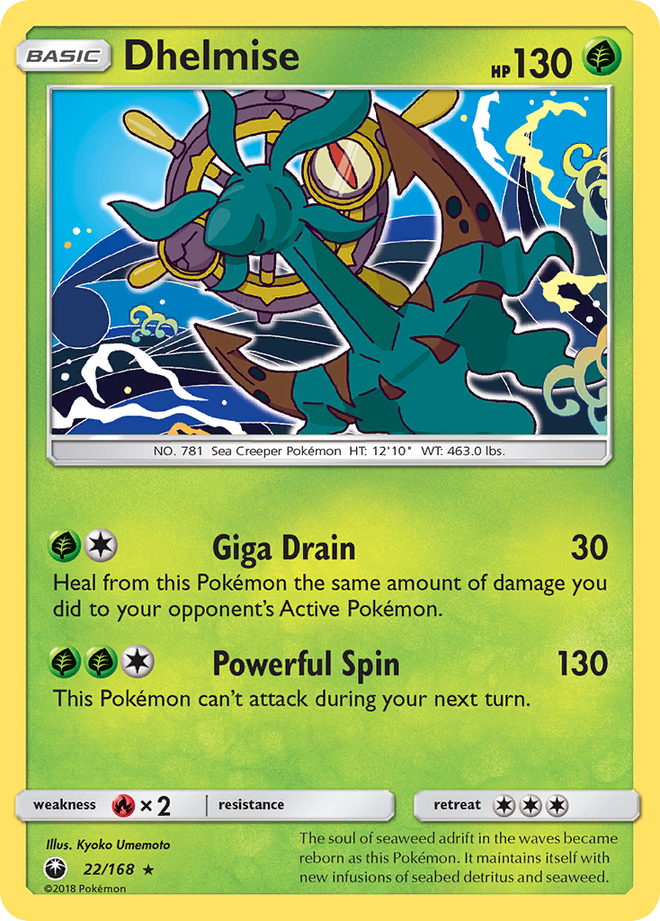 Dhelmise (22/168) [Sun & Moon: Celestial Storm] - Pokémon - Card Brawlers | Quebec | Canada |
