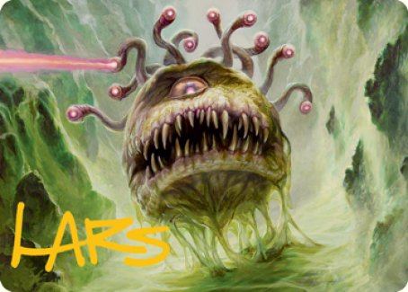 Beholder Art Card (Gold-Stamped Signature) [Dungeons & Dragons: Adventures in the Forgotten Realms Art Series] - Magic: The Gathering - Card Brawlers | Quebec | Canada |