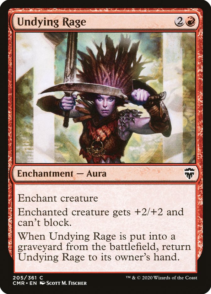 Undying Rage [Commander Legends] - Magic: The Gathering - Card Brawlers | Quebec | Canada |