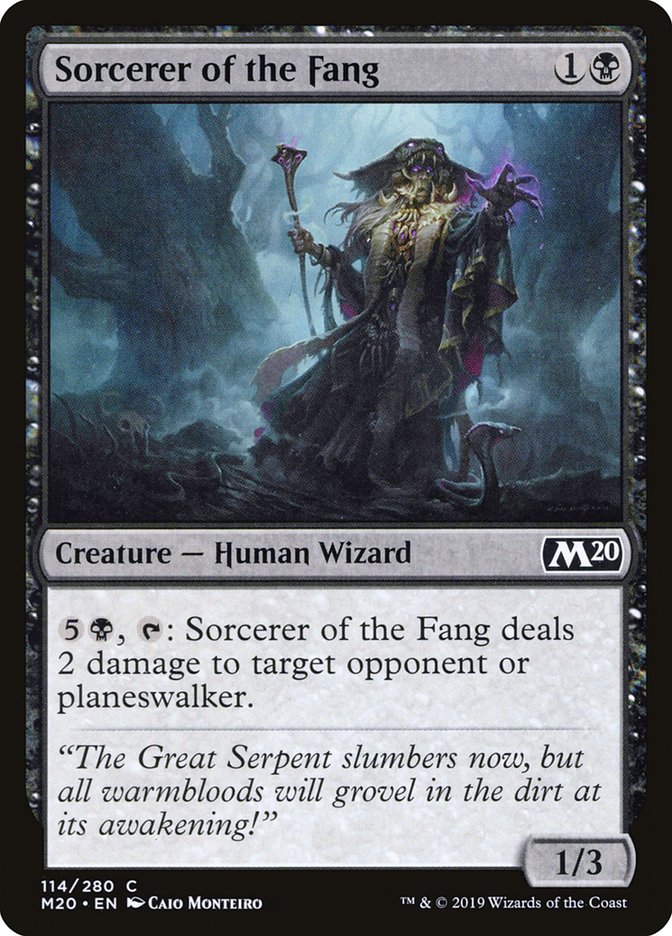 Sorcerer of the Fang [Core Set 2020] - Magic: The Gathering - Card Brawlers | Quebec | Canada |