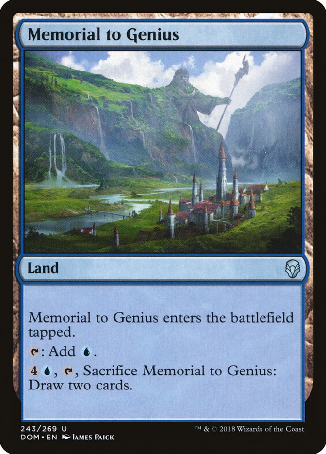 Memorial to Genius [Dominaria] - Magic: The Gathering - Card Brawlers | Quebec | Canada |