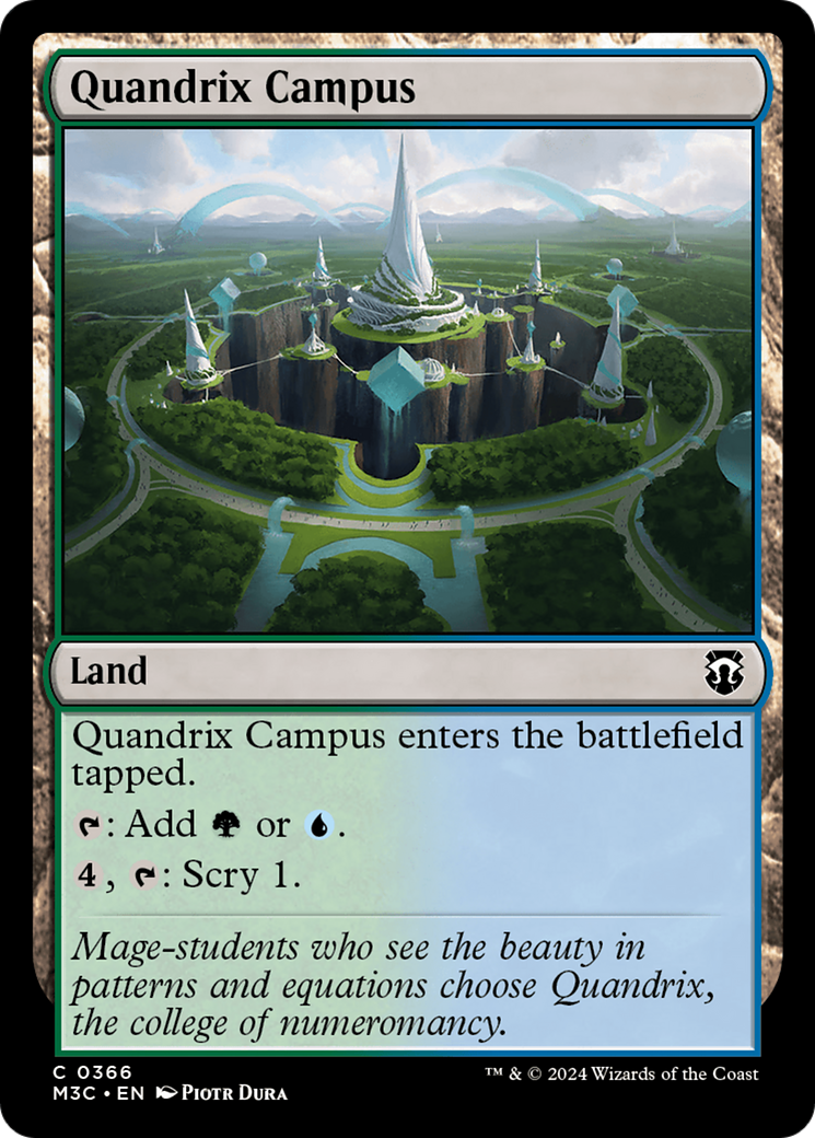 Quandrix Campus (Ripple Foil) [Modern Horizons 3 Commander] - Magic: The Gathering - Card Brawlers | Quebec | Canada |