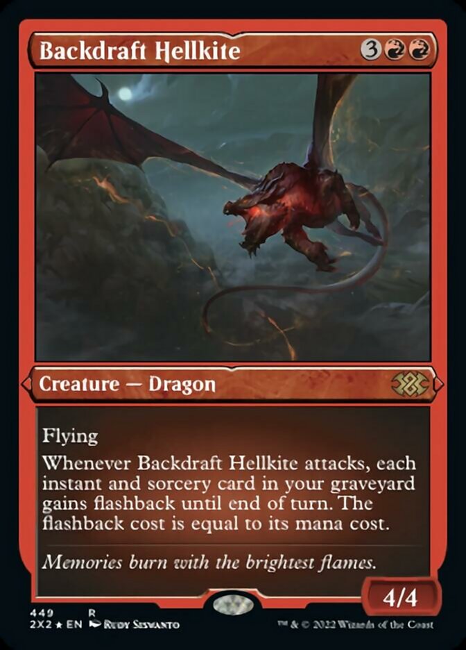 Backdraft Hellkite (Foil Etched) [Double Masters 2022] - Magic: The Gathering - Card Brawlers | Quebec | Canada |