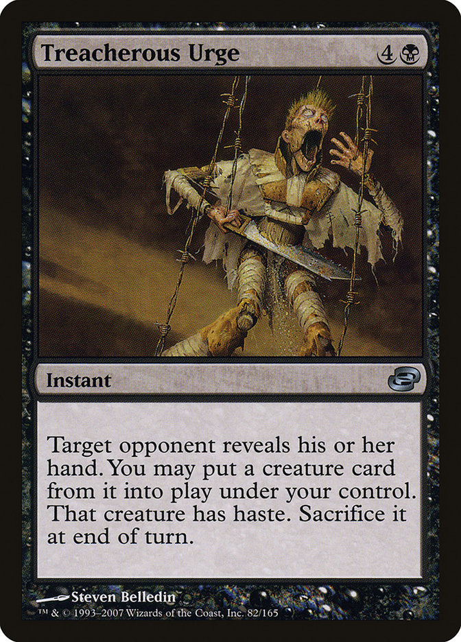 Treacherous Urge [Planar Chaos] - Magic: The Gathering - Card Brawlers | Quebec | Canada |