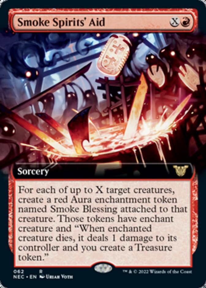 Smoke Spirits' Aid (Extended Art) [Kamigawa: Neon Dynasty Commander] - Magic: The Gathering - Card Brawlers | Quebec | Canada |