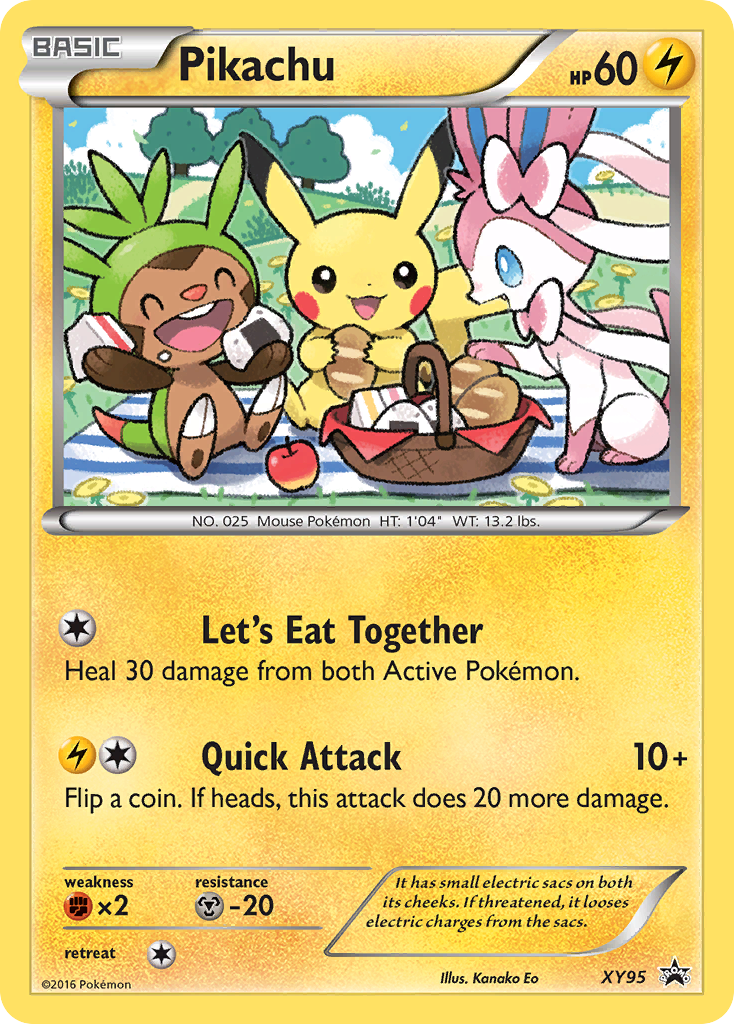 Pikachu (XY95) [XY: Black Star Promos] - Pokémon - Card Brawlers | Quebec | Canada |