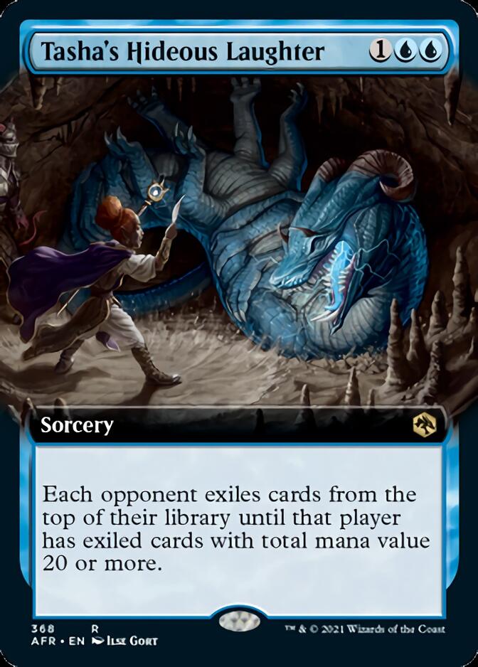 Tasha's Hideous Laughter (Extended Art) [Dungeons & Dragons: Adventures in the Forgotten Realms] - Magic: The Gathering - Card Brawlers | Quebec | Canada |