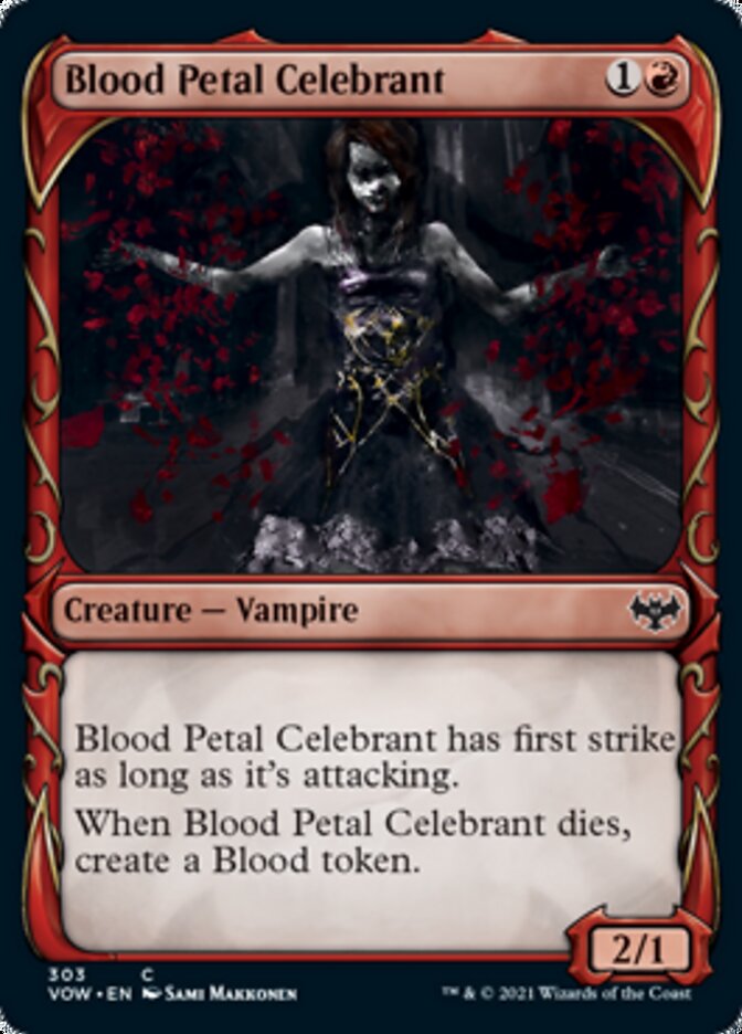 Blood Petal Celebrant (Showcase Fang Frame) [Innistrad: Crimson Vow] - Magic: The Gathering - Card Brawlers | Quebec | Canada |