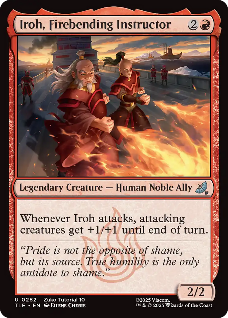 Iroh, Firebending Instructor (0282) [Avatar: The Last Airbender: Eternal-Legal] - Magic: The Gathering - Card Brawlers | Quebec | Canada |
