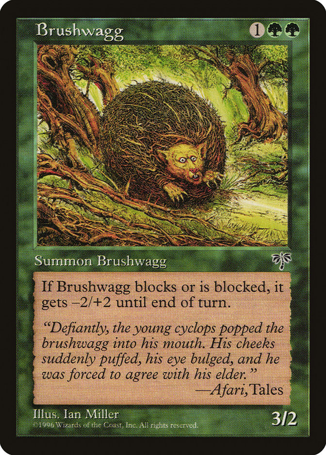 Brushwagg [Mirage] - Magic: The Gathering - Card Brawlers | Quebec | Canada |