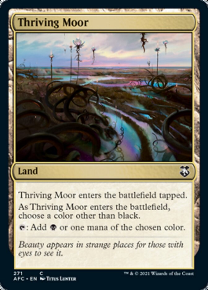 Thriving Moor [Dungeons & Dragons: Adventures in the Forgotten Realms Commander] - Magic: The Gathering - Card Brawlers | Quebec | Canada |
