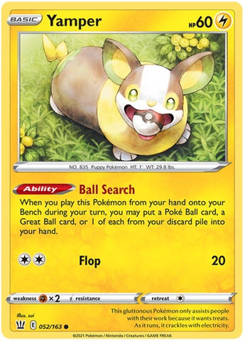 Yamper (052/163) [Épée et bouclier : styles de combat] 