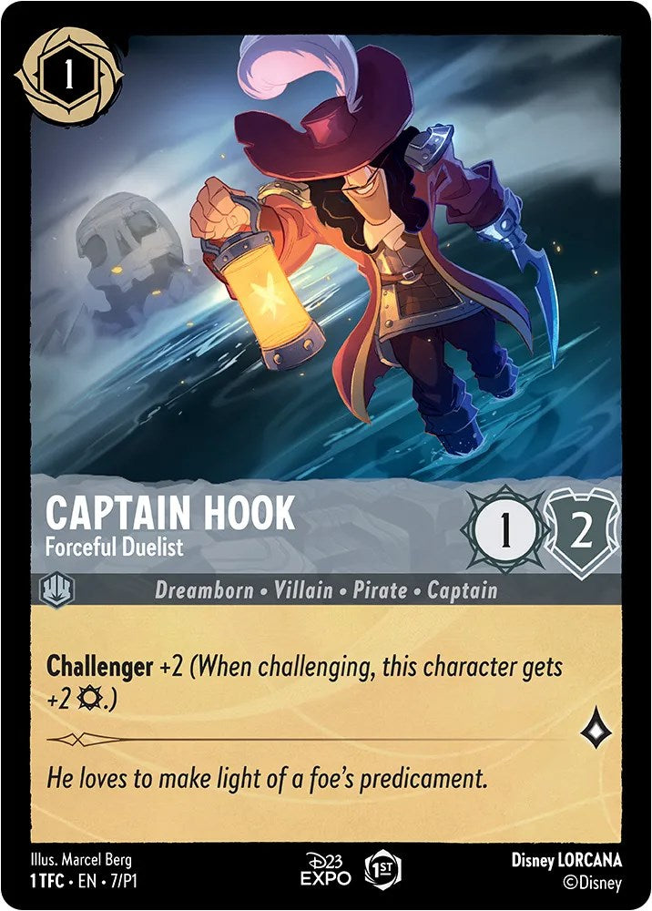 Captain Hook (7) [D23 Promos] - Disney - Card Brawlers | Quebec | Canada |