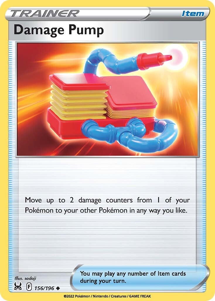 Damage Pump (156/196) [Sword & Shield: Lost Origin] - Pokémon - Card Brawlers | Quebec | Canada |