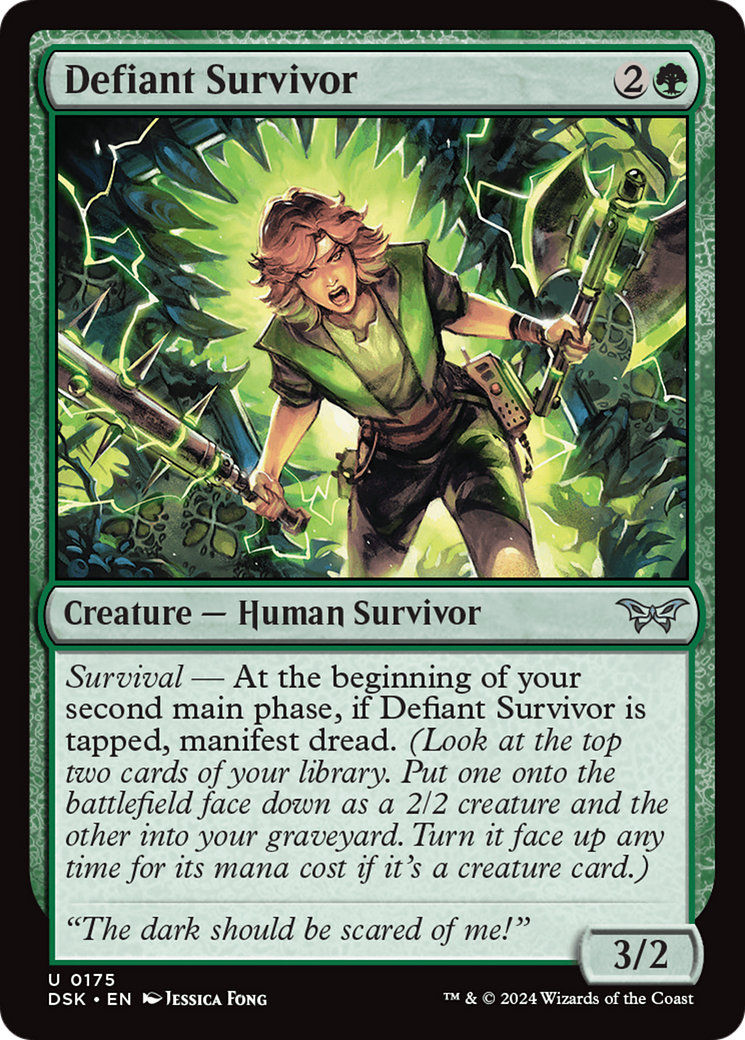 Defiant Survivor [Duskmourn: House of Horror] - Magic: The Gathering - Card Brawlers | Quebec | Canada |